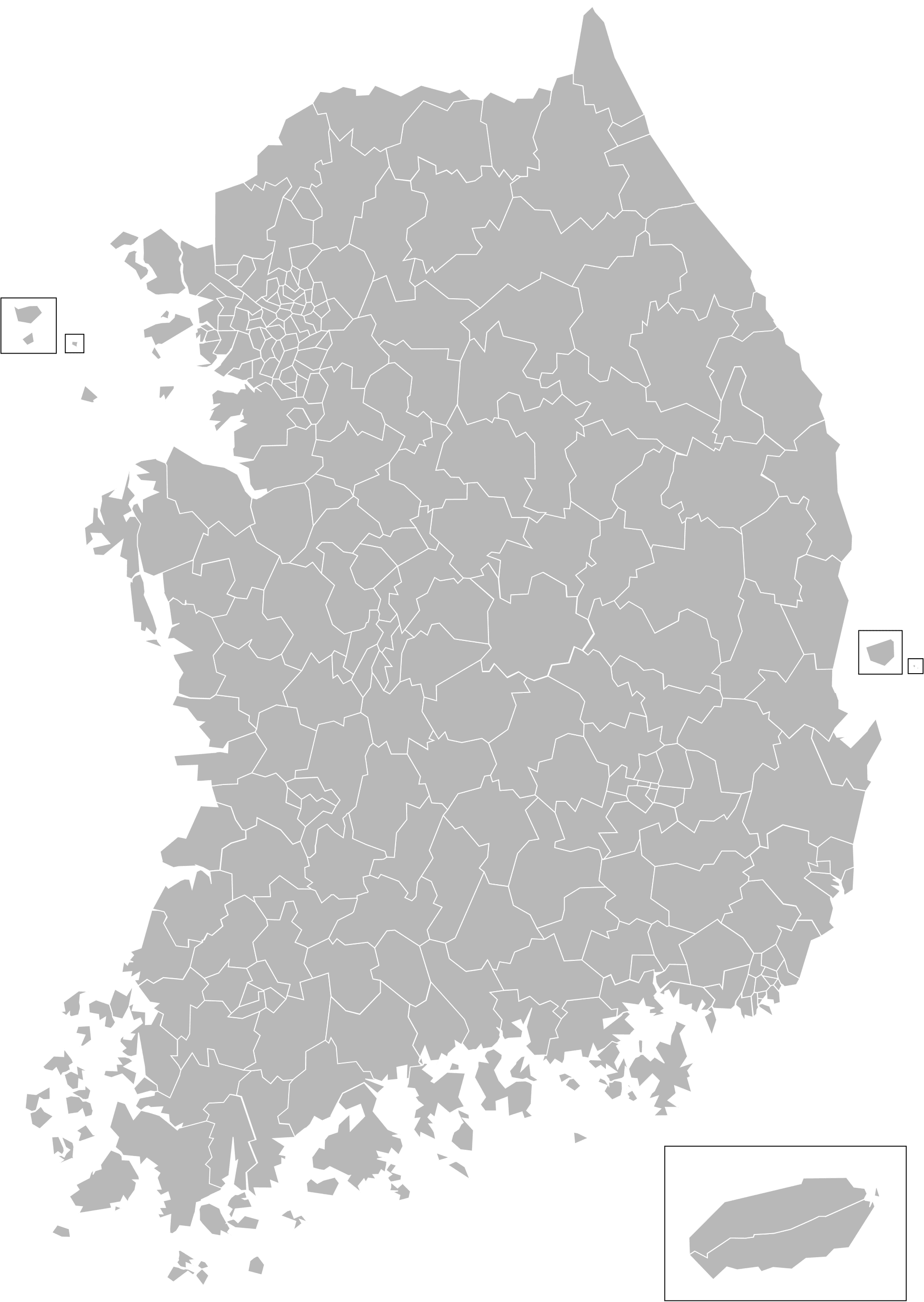 Map of artisan experiences across South Korea